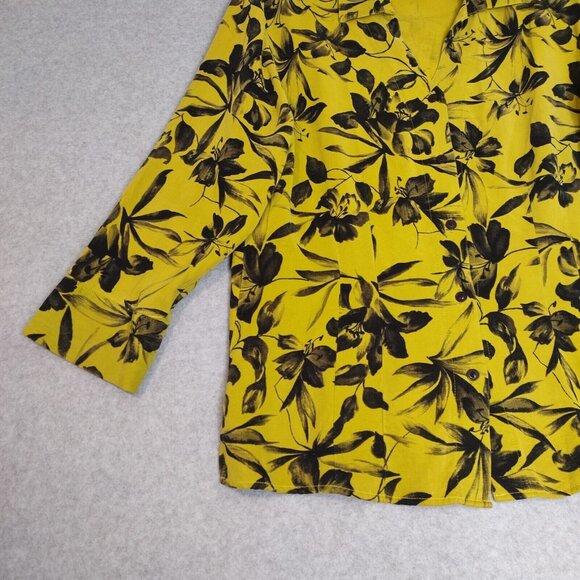 Tianello S Tropical Button Up Half Sleeve Casual Shirt Vacay Cruise Beach Cover - Picture 5 of 15